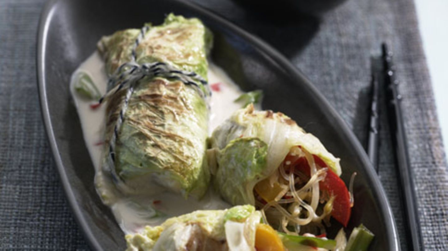 Asiatische Kohlroulade Rezept