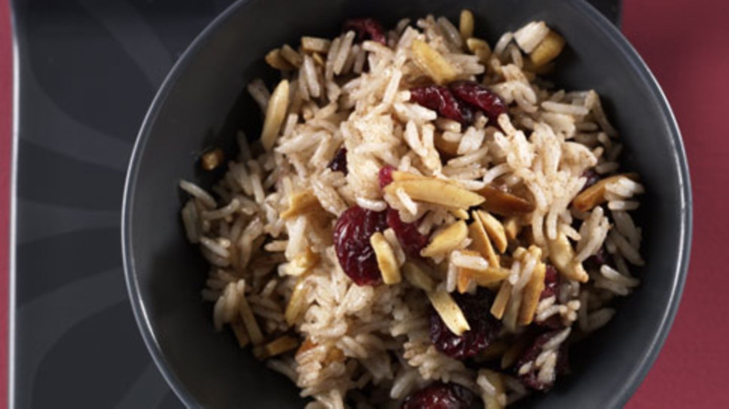 Mandel-Cranberry-Reis Rezept