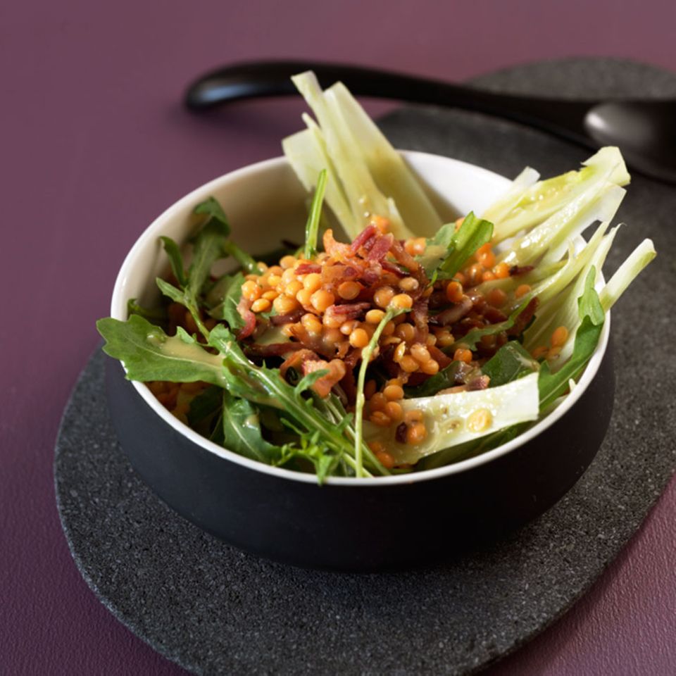 Linsensalat mit Fenchel
