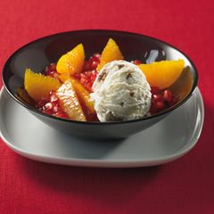 Orangensalat mit Eis