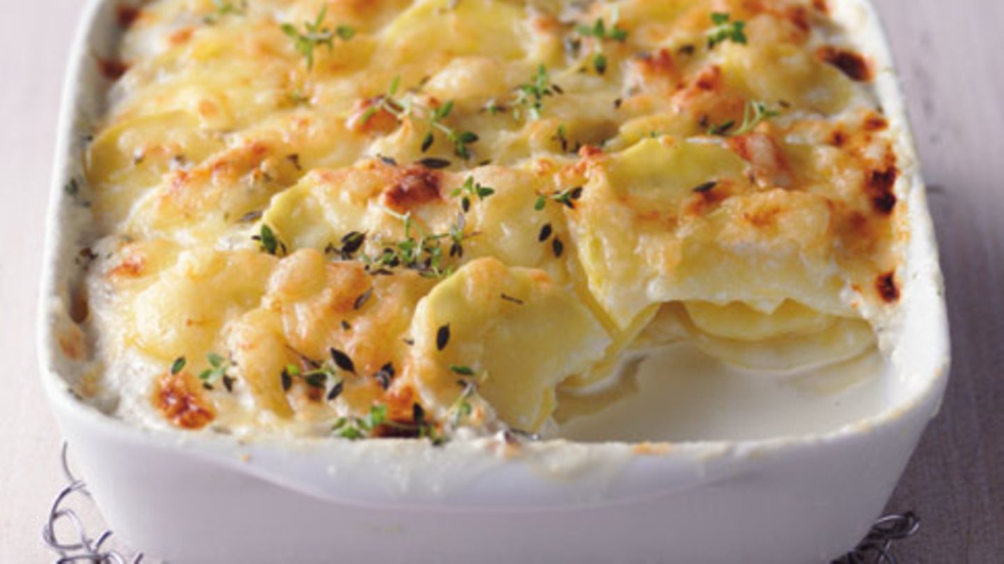 Kartoffelgratin mit Thymian Rezept