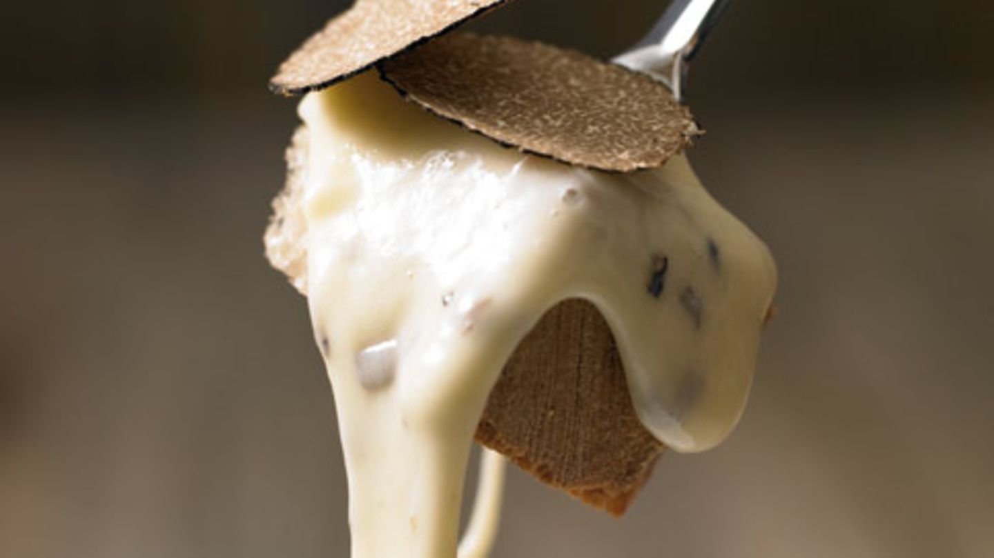 Käsefondue mit Trüffel Rezept