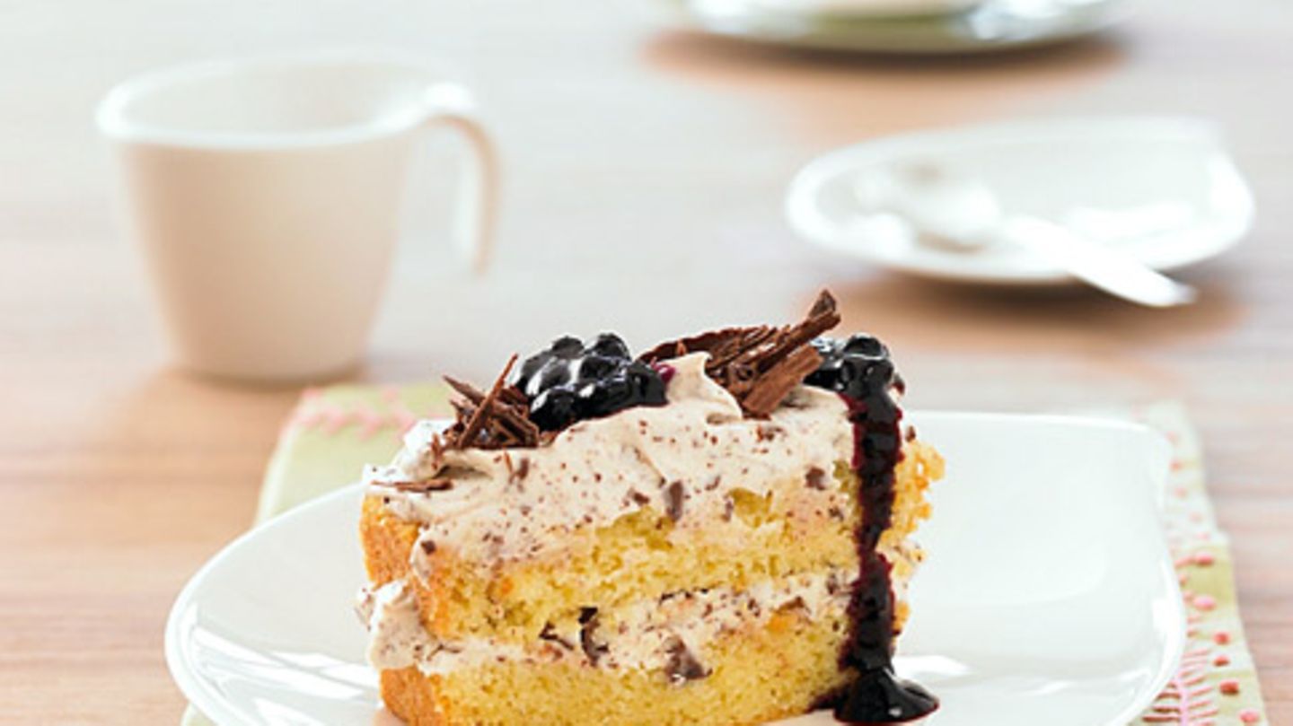 Mascarpone-Schnitten mit Heidelbeeren Rezept