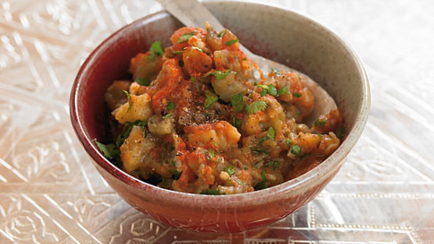 Marokkanisches Auberginenpüree Rezept