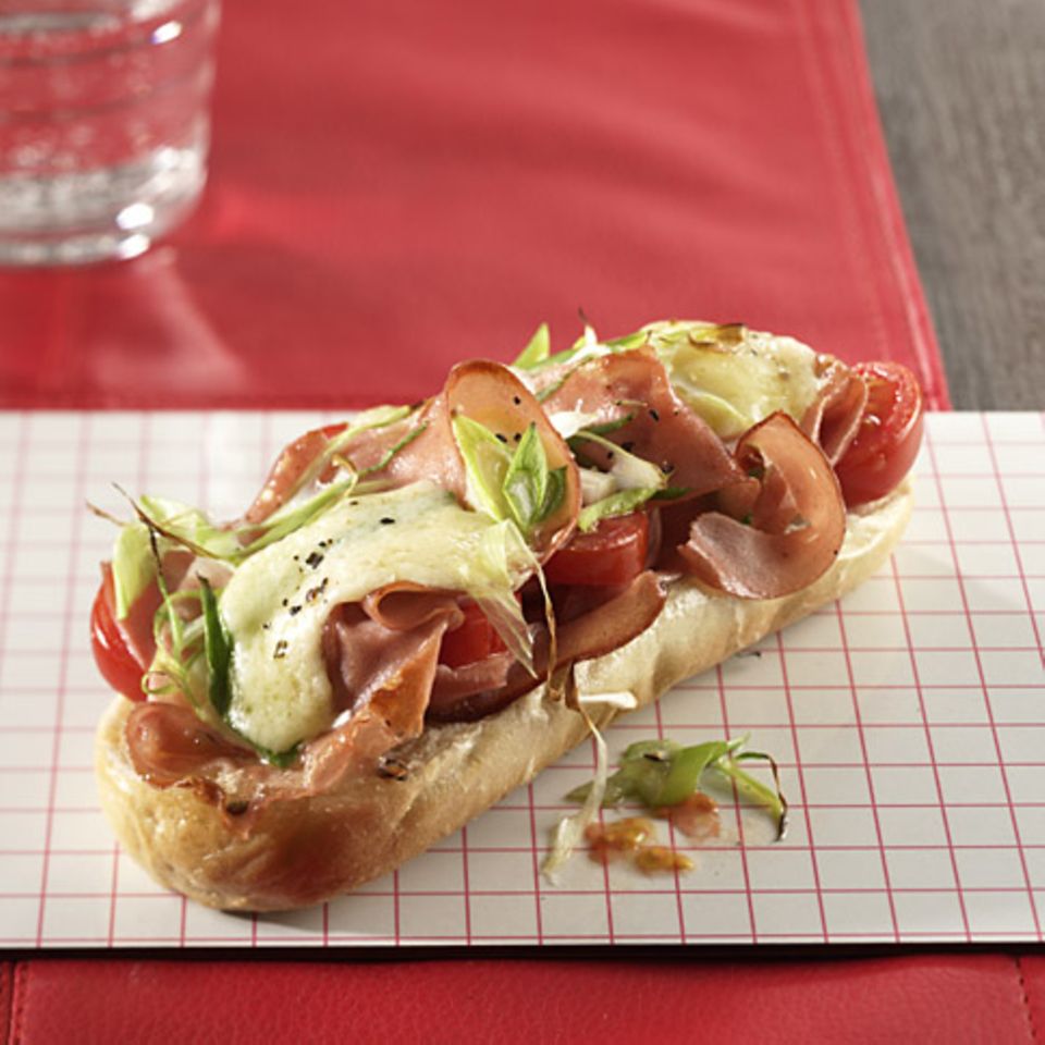 Mortadella Baguette Rezept Essen Und Trinken