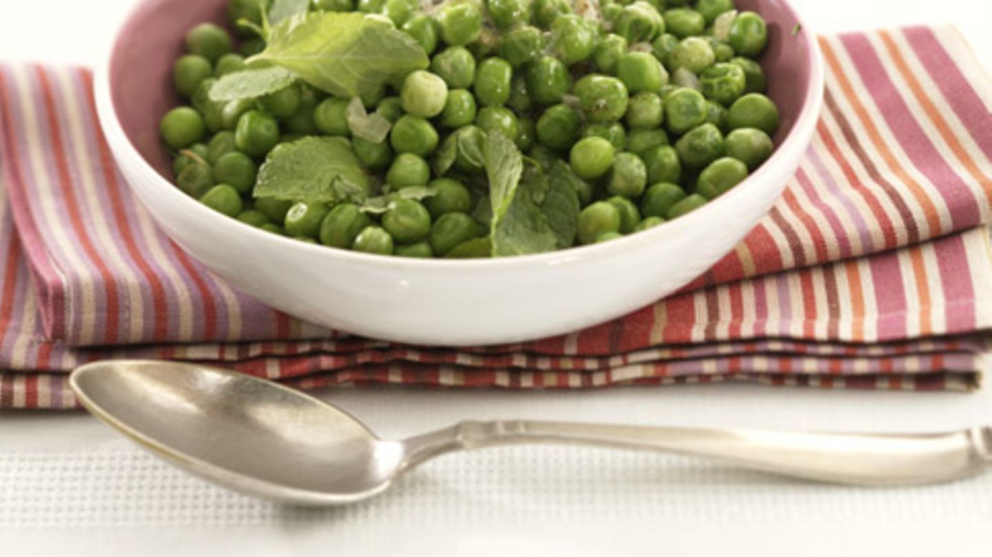 Erbsen mit Minze Rezept
