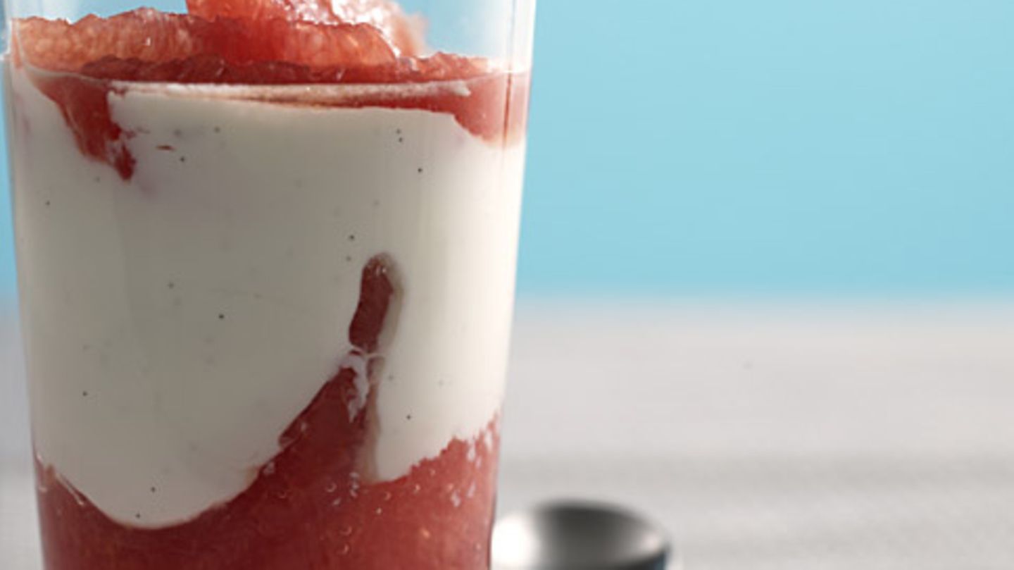 Quarkcreme mit Grapefruits Rezept