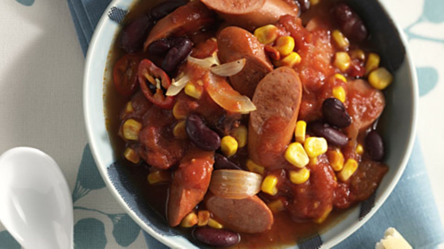 Chili con Würstchen Rezept