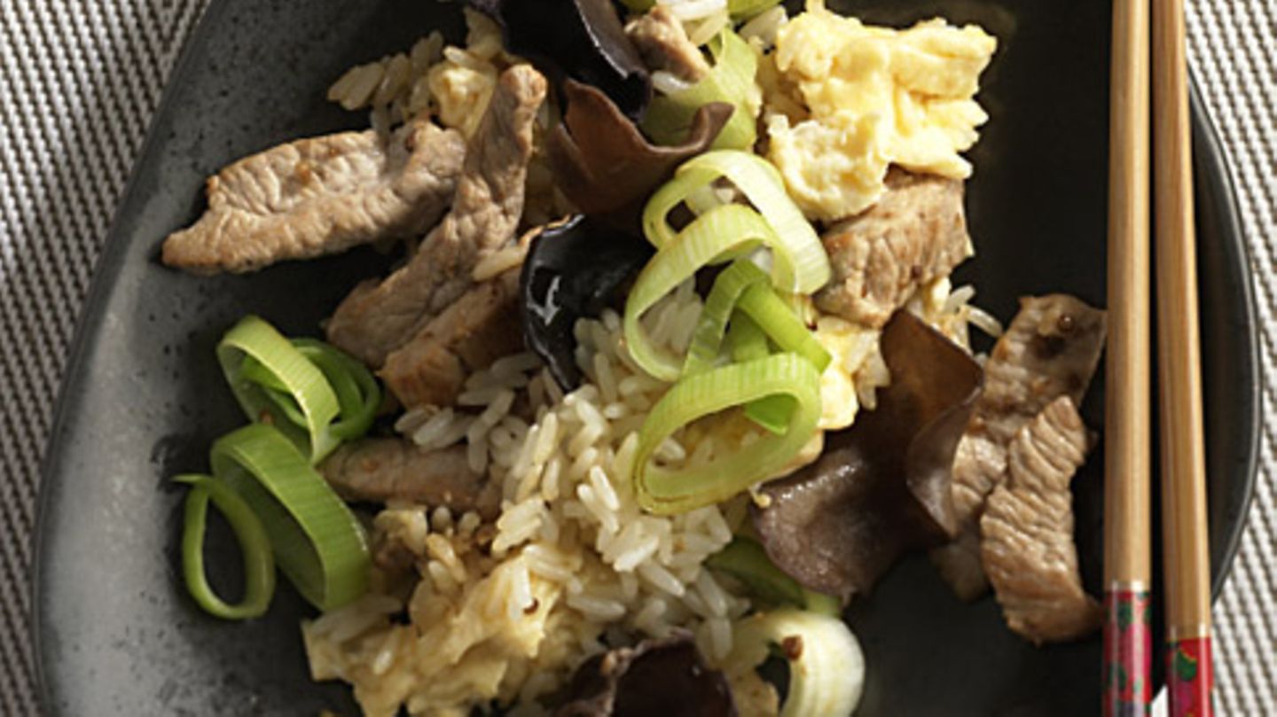 Bratreis mit Ei Rezept