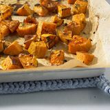 Süßkartoffelwürfel