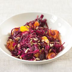 Rotkohl-Orangen-Salat
