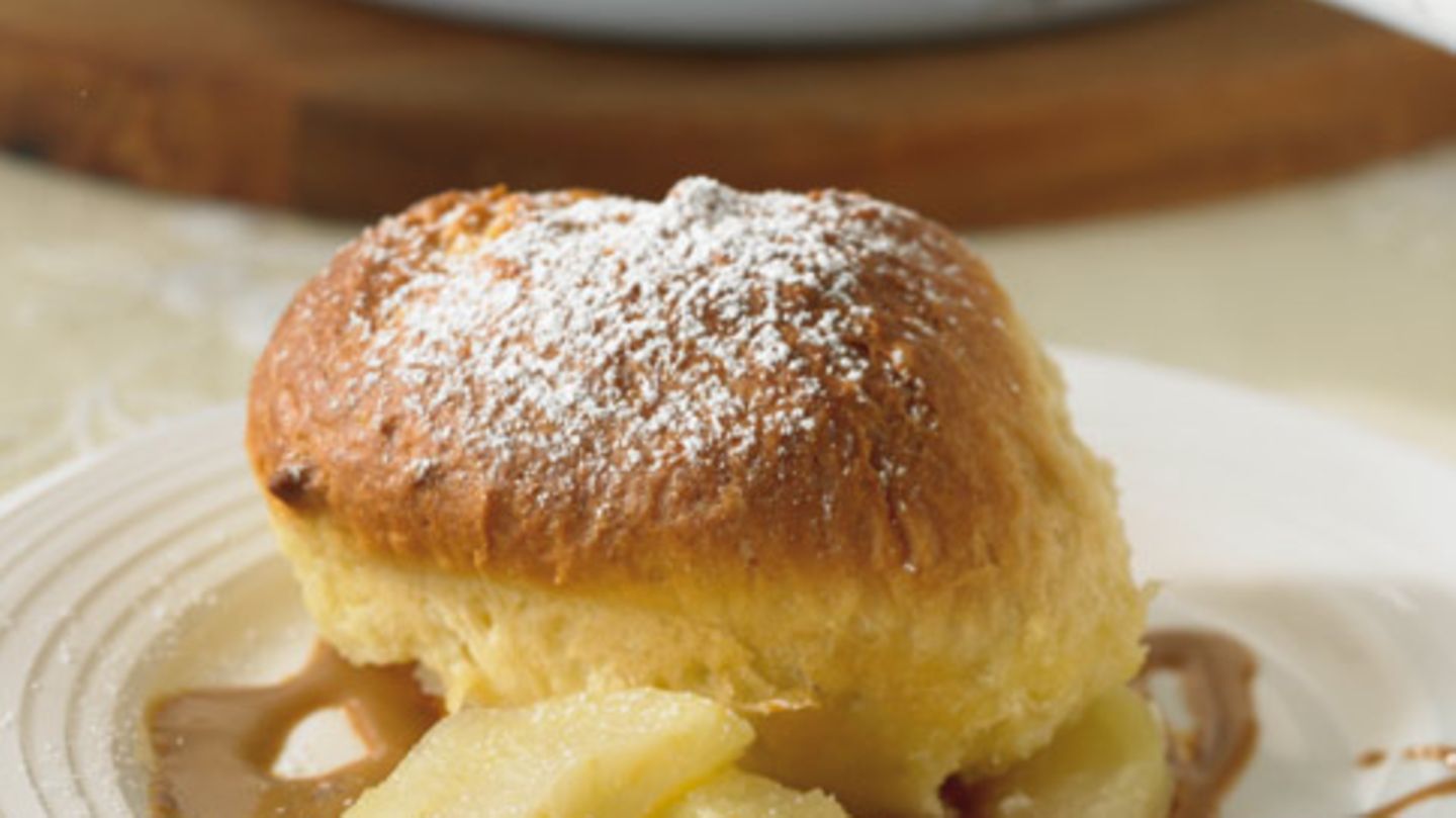 Apfel-Rohrnudeln Rezept