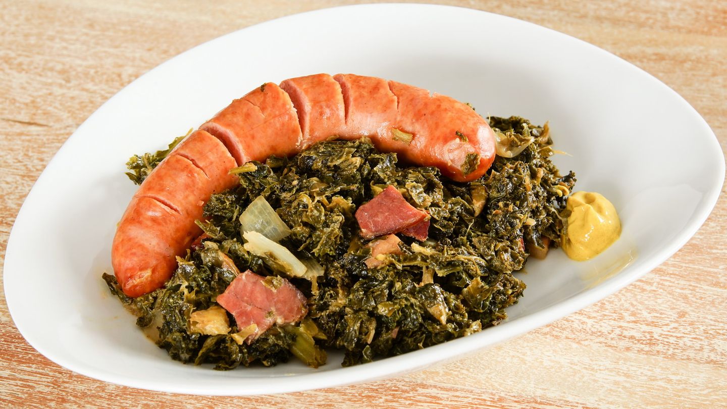 Geschmorter Grünkohl Rezept