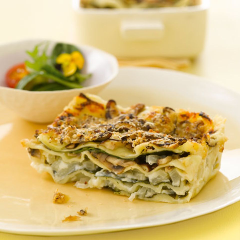 Lasagne Mit Mangold Und Shiitake Rezept Essen Und Trinken