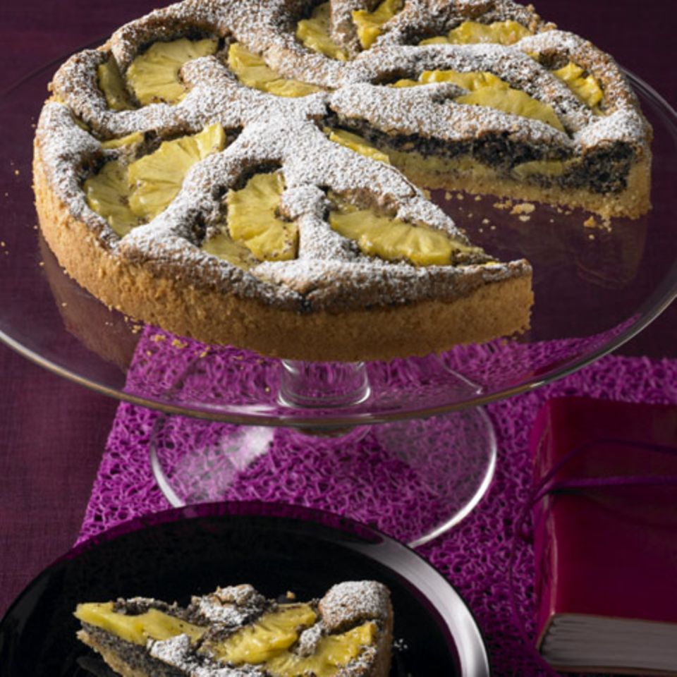 Mohn-Ananas-Tarte