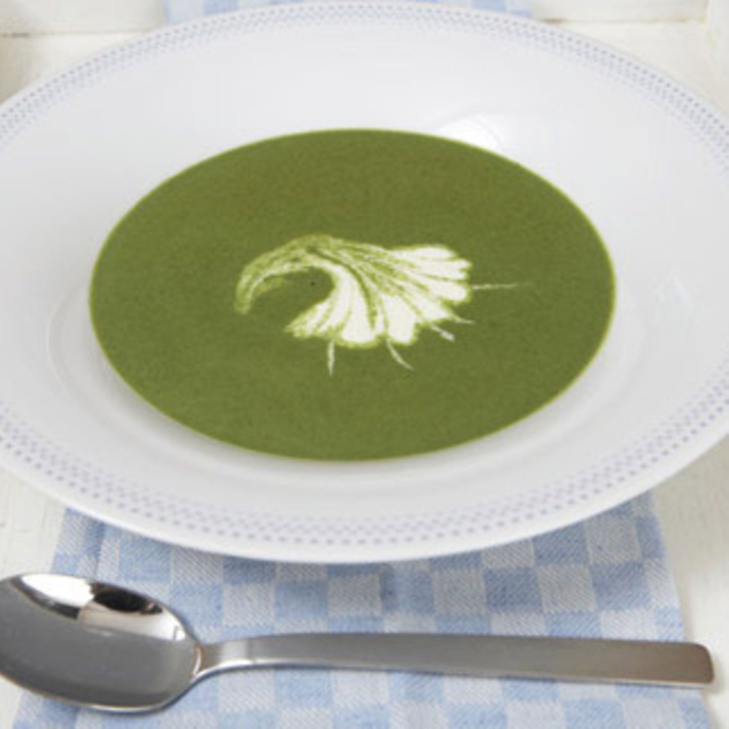 Spinat-Samtsuppe