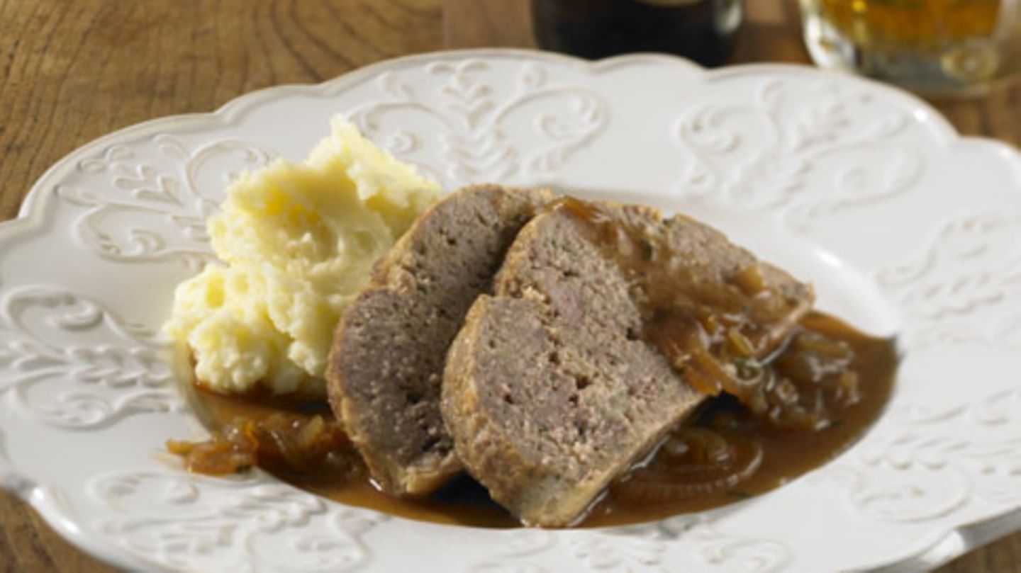 Hackbraten mit Malzbiersauce Rezept