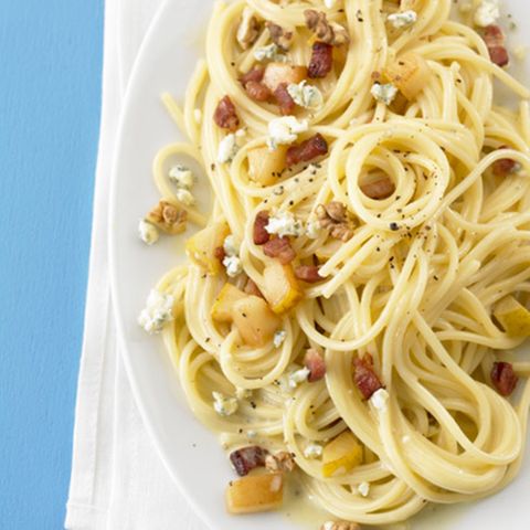 Winterliche Spaghetti Carbonara
