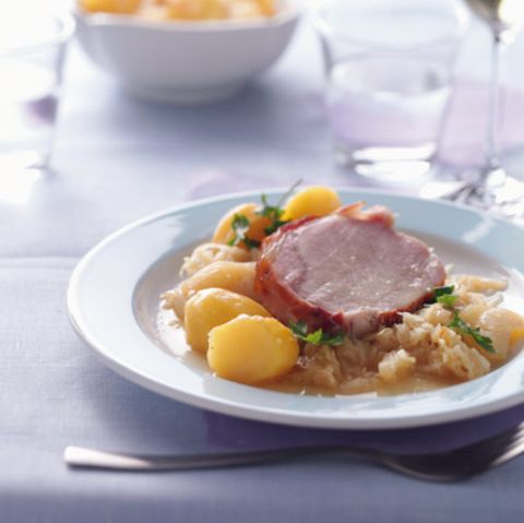 Kasseler mit Sauerkraut