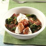 Spinat-Fisch-Gulasch