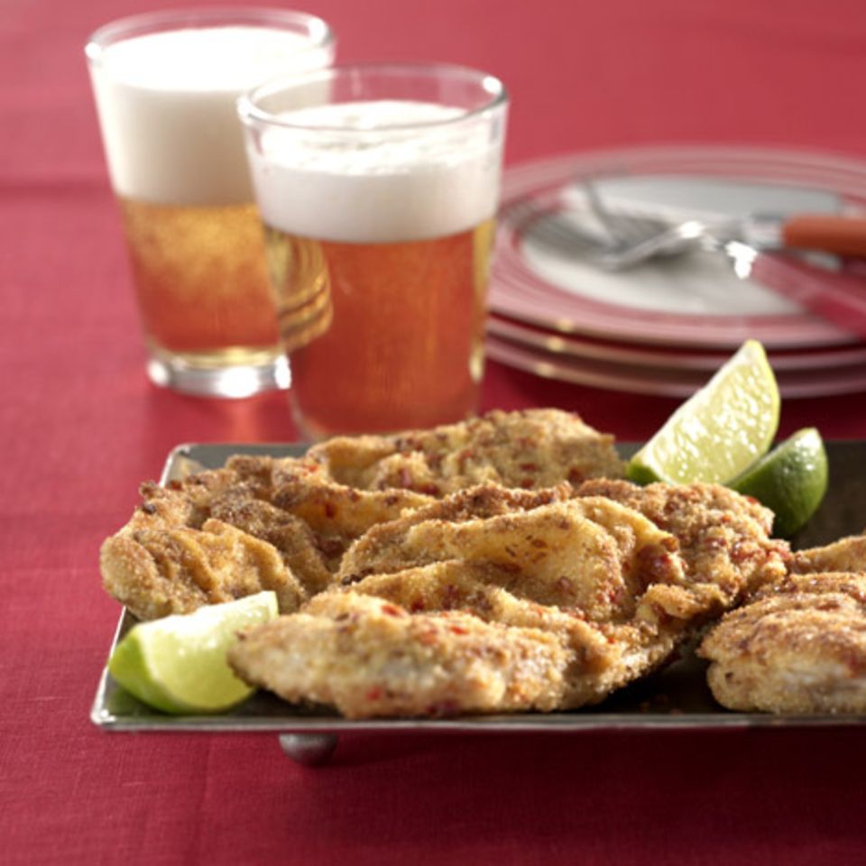 Scharfes Hähnchenschnitzel