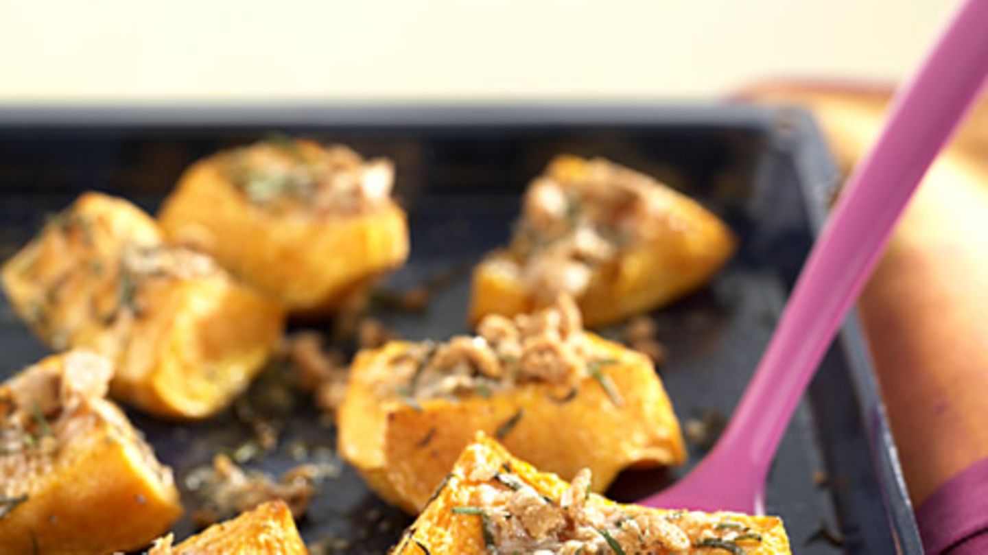Kürbisecken aus dem Ofen Rezept
