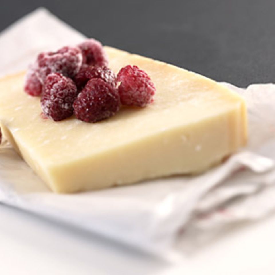Käse und Frucht