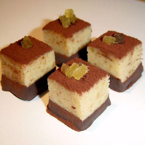 Marzipan-Ingwer-Würfel