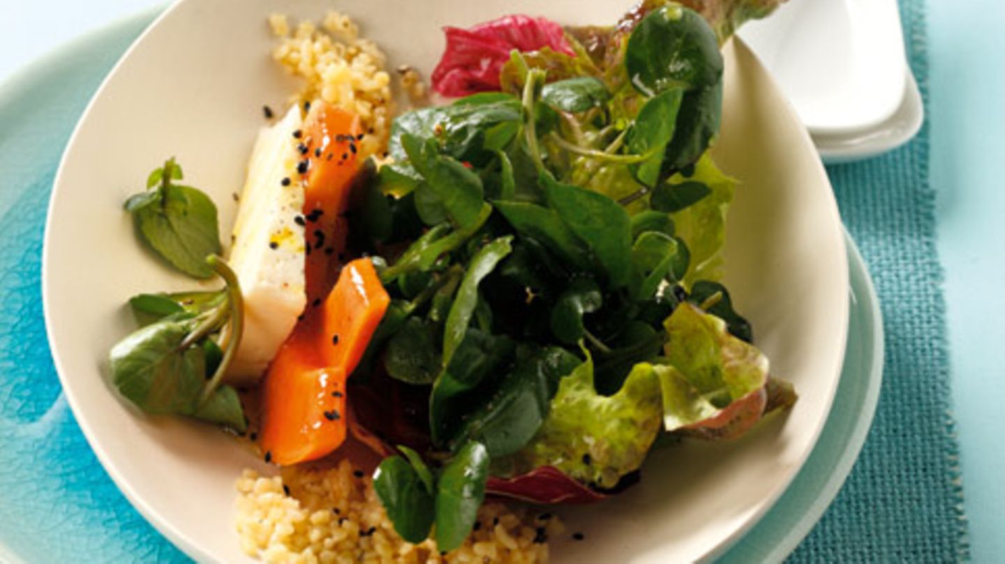 Brunnenkresse-Salat mit Papaya Rezept - [ESSEN UND TRINKEN]