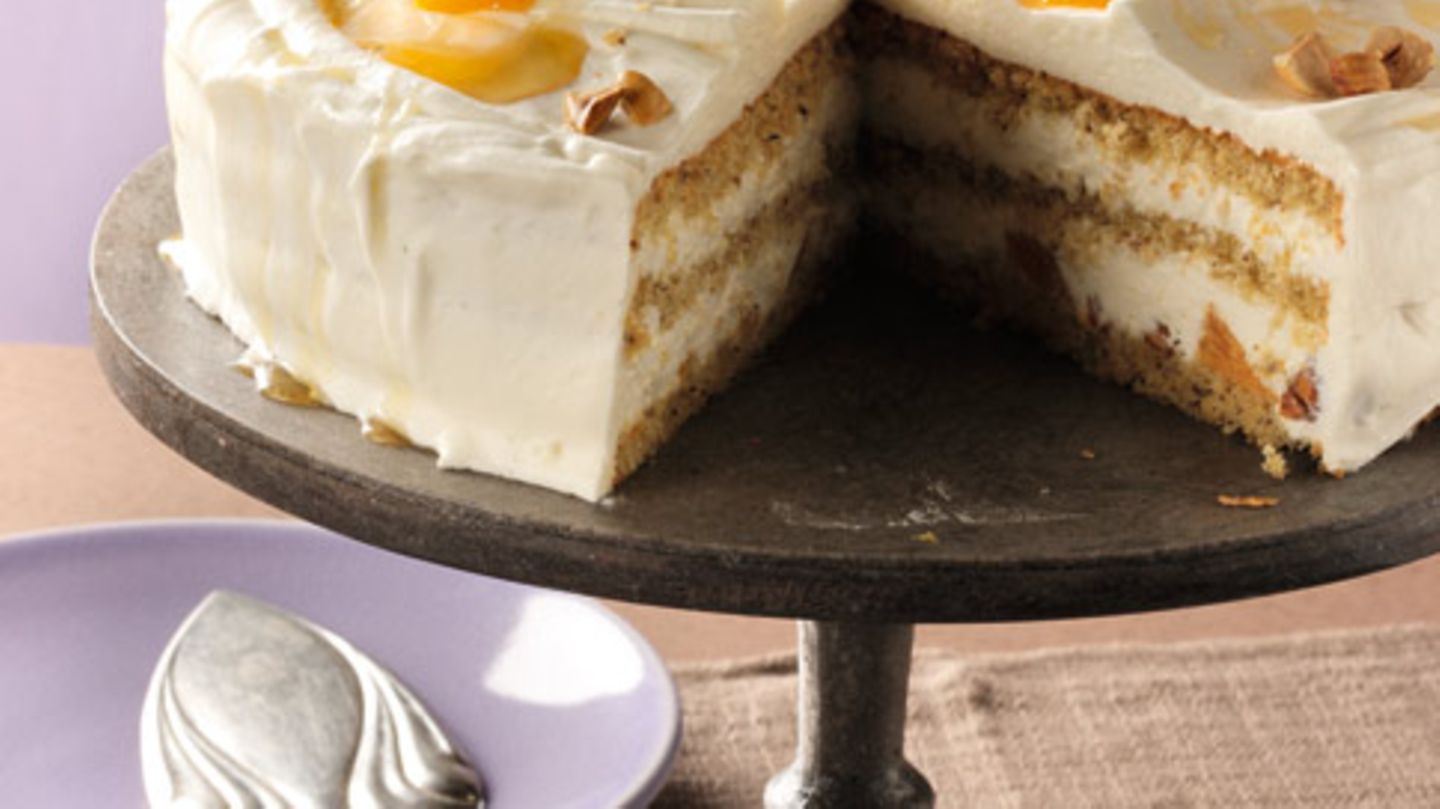 Joghurt-Orangen-Torte Rezept - [ESSEN UND TRINKEN]