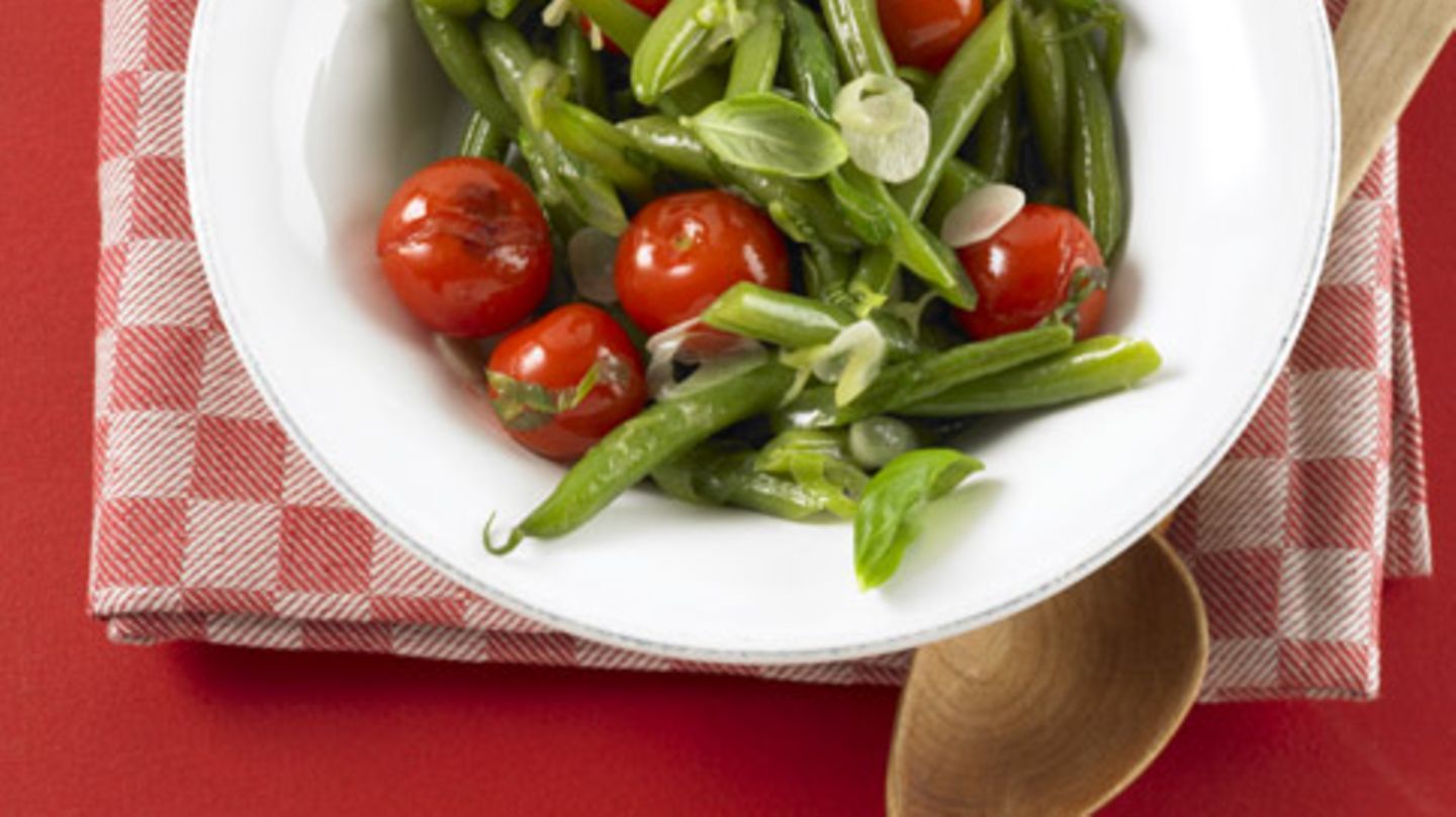 Bohnen-Tomaten-Gemüse Rezept