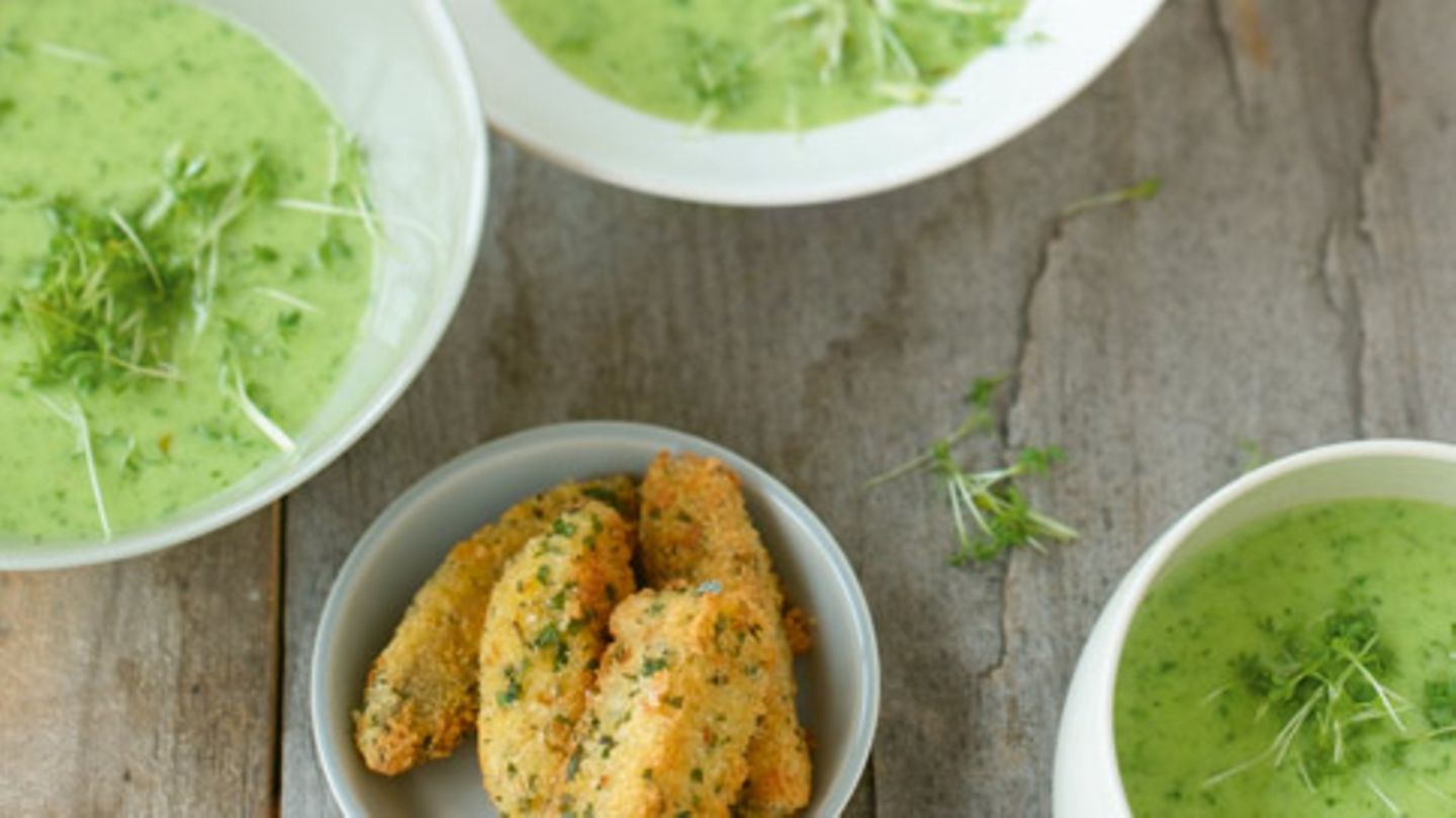 Kräutersuppe mit Presskopf und Blutwurst Rezept