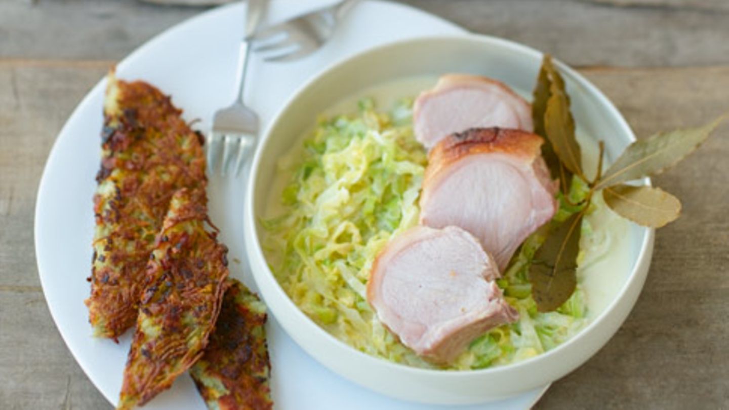 Spanferkel mit Kohl Rezept