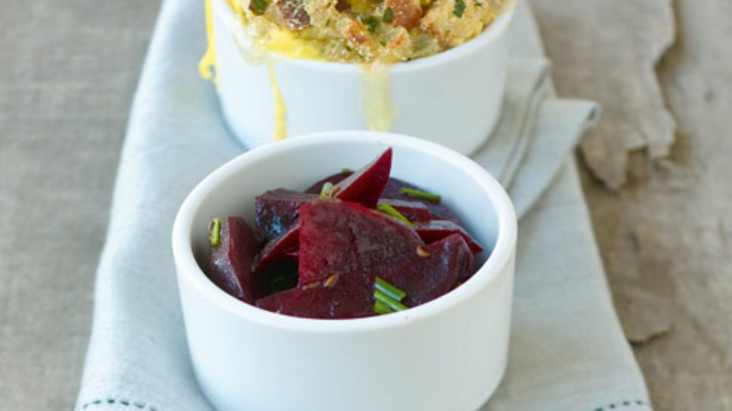 Handkäs Auflauf mit Rote Bete Rezept