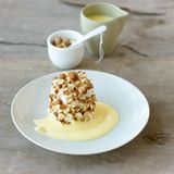 Krokanttörtchen mit Apfelweincreme