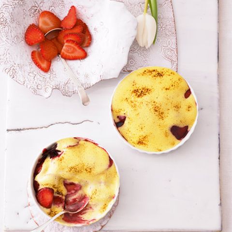 Erdbeergratin