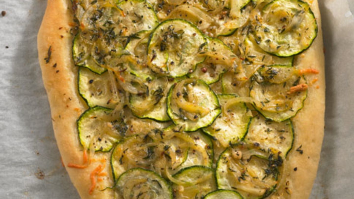 Zucchini-Pizza Rezept