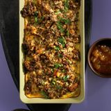 Afrikanischer Fleischauflauf
