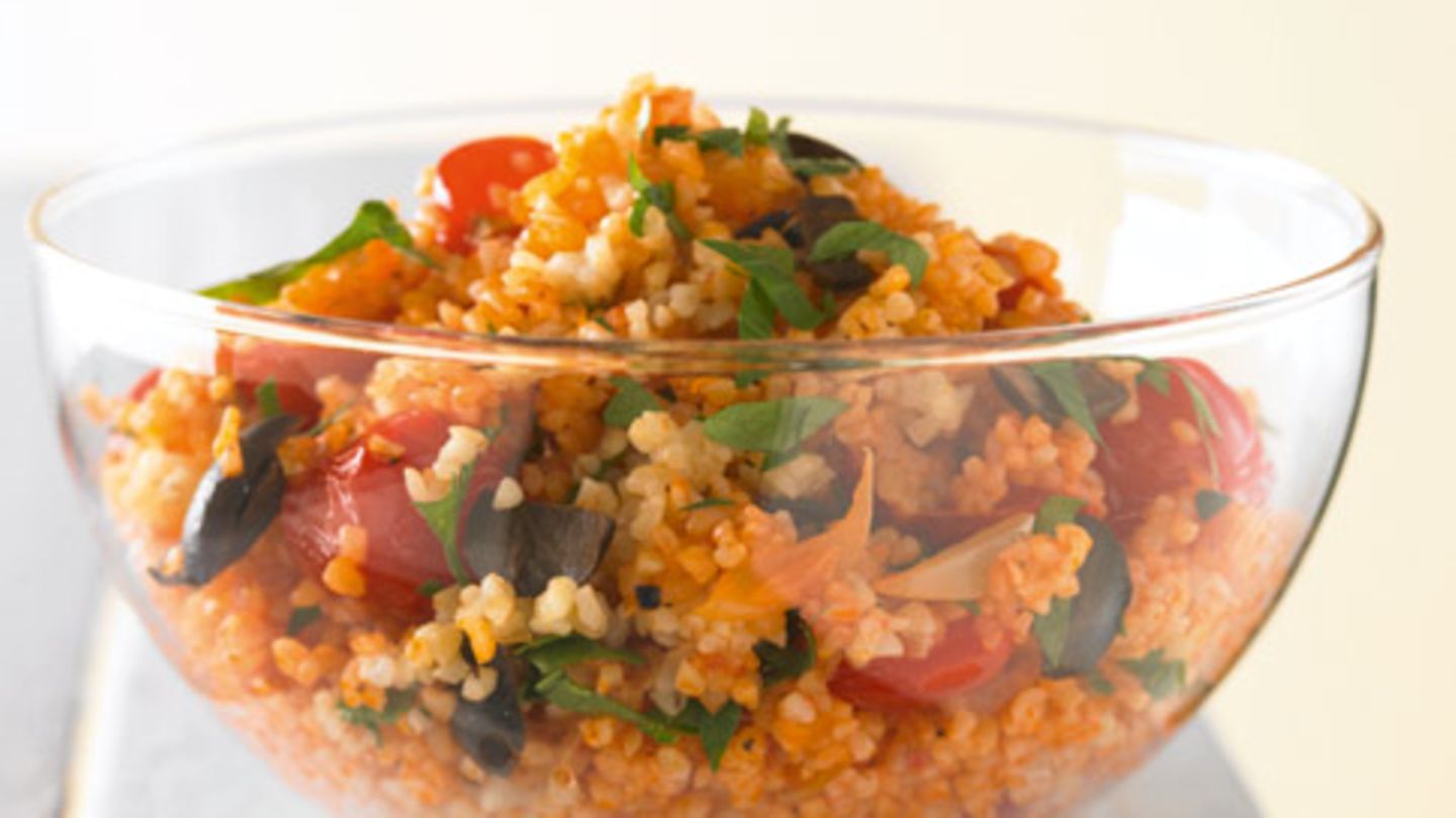 Schneller Bulgursalat mit Tomaten