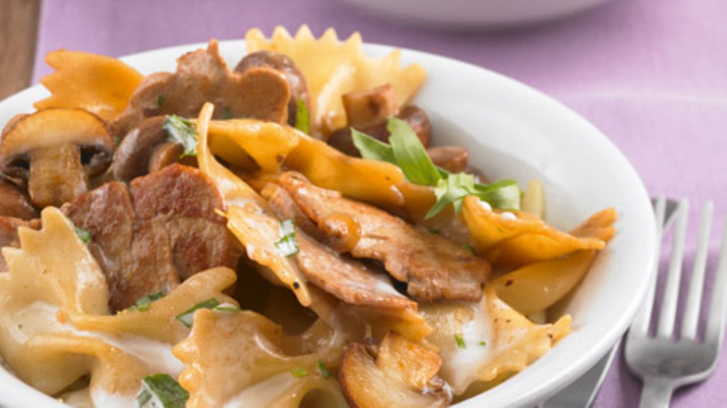 Farfalle mit Schweinefilet Rezept