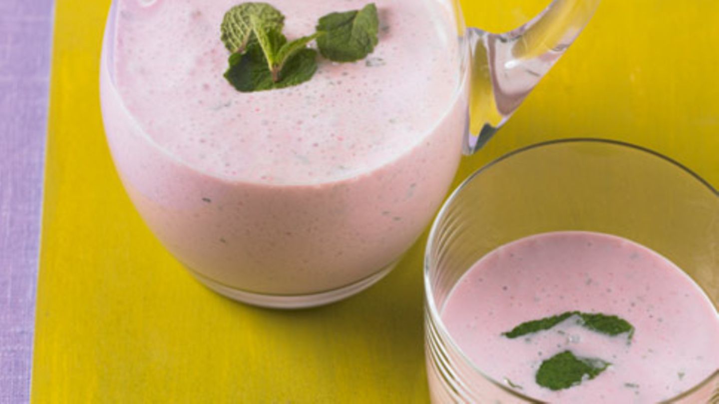Fruchtiger Minzjoghurt Rezept