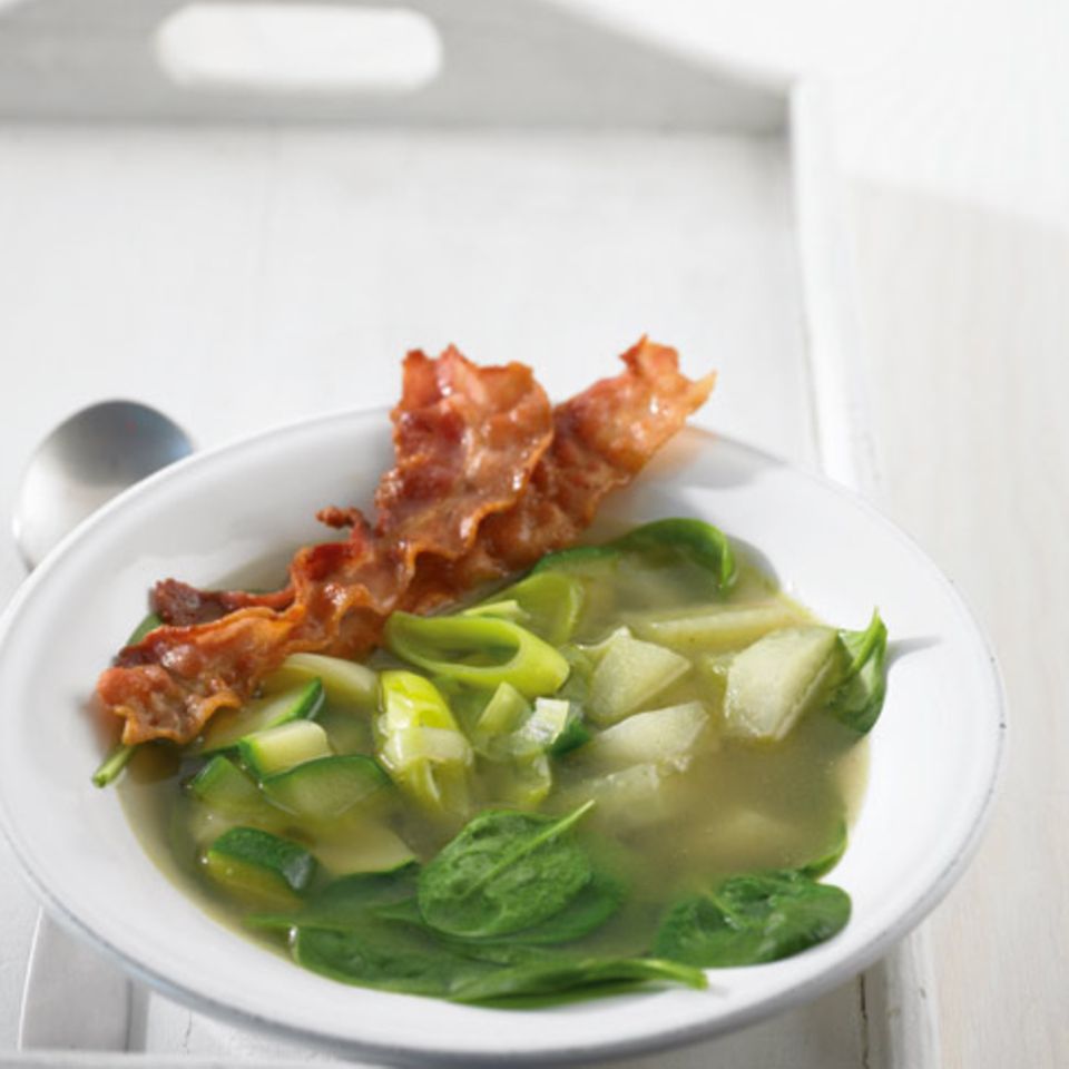 Spinat-Gemüse-Suppe