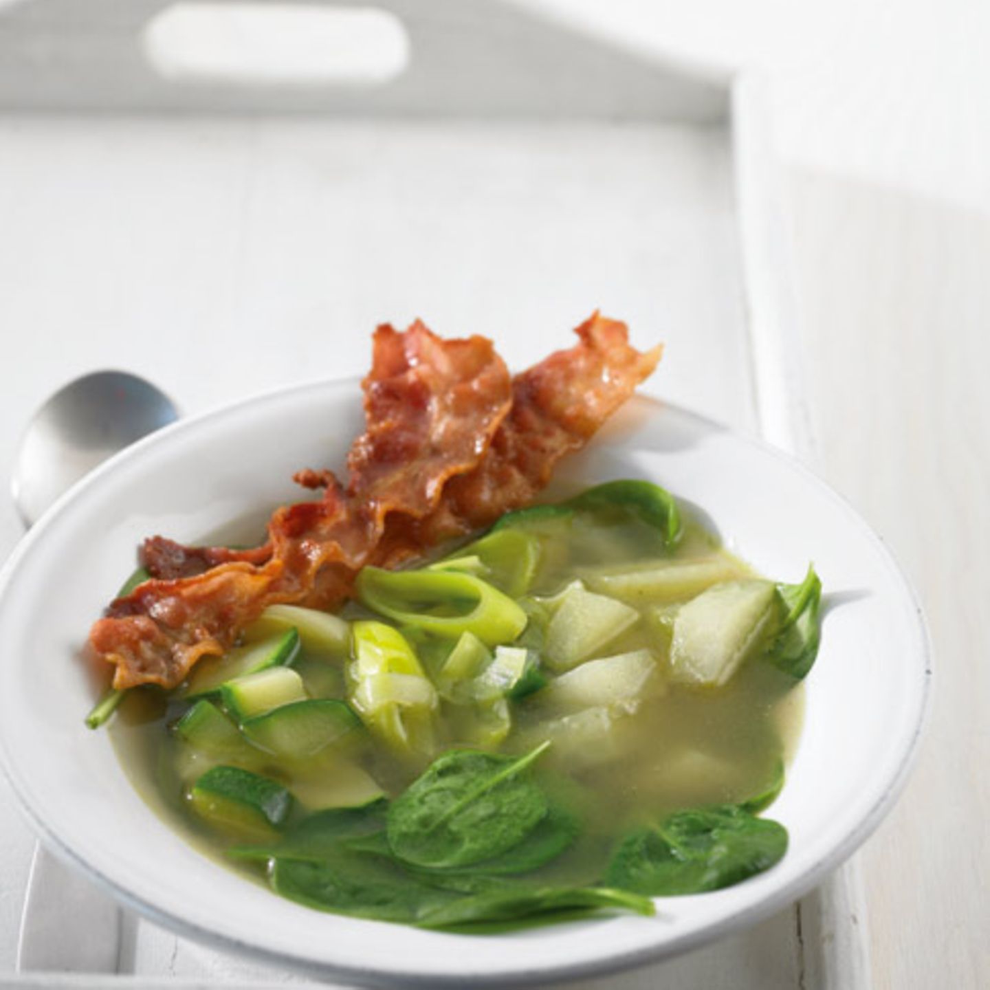 Spinat-Gemüse-Suppe