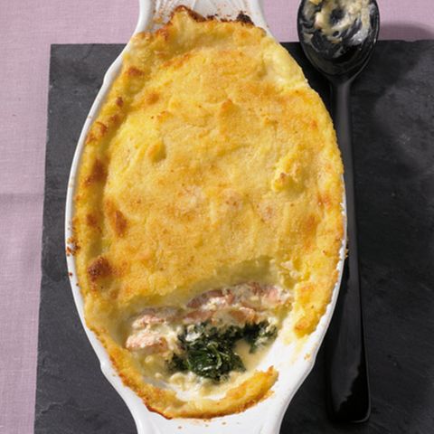 Spinat-Lachs-Auflauf