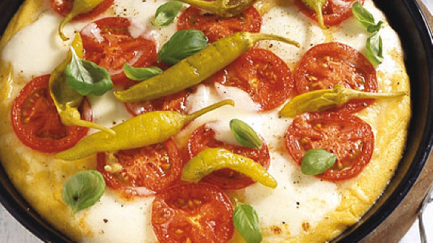 Polenta-Pizza Rezept