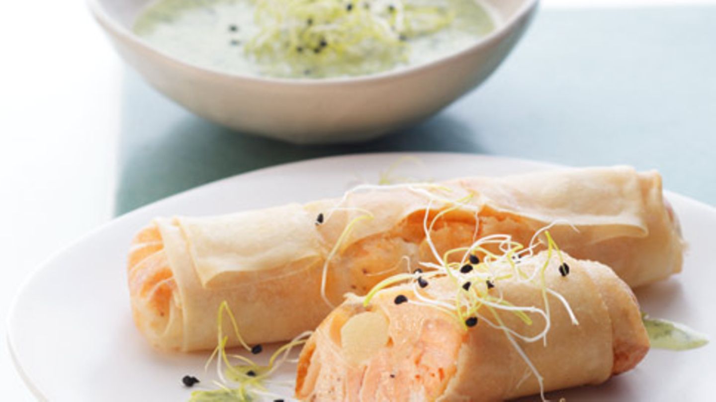 Frühlingsrollen mit Spargel Rezept