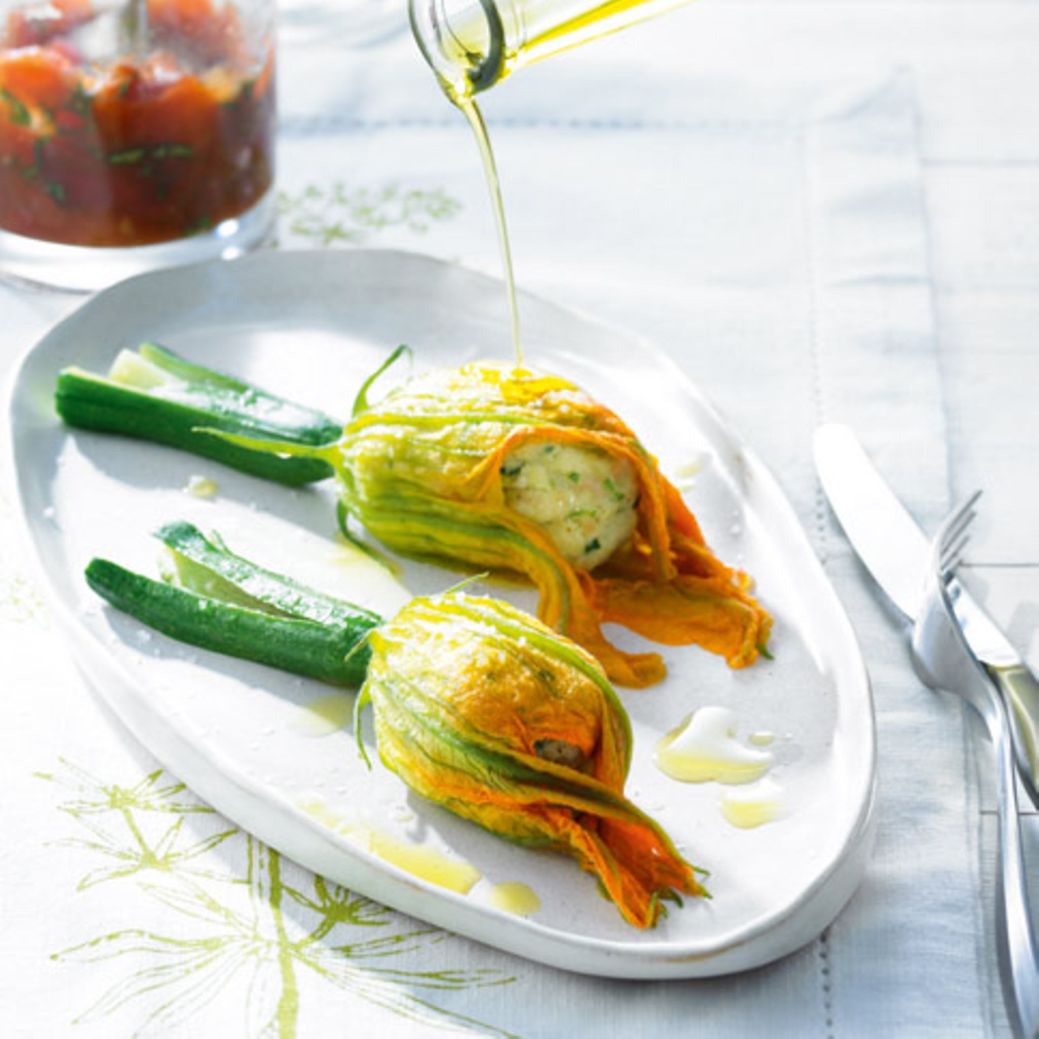Rezepte mit Zucchiniblüten - [ESSEN UND TRINKEN]