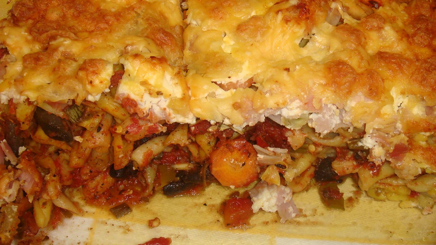 Nudel-Gemüse-Auflauf Rezept - [ESSEN UND TRINKEN]