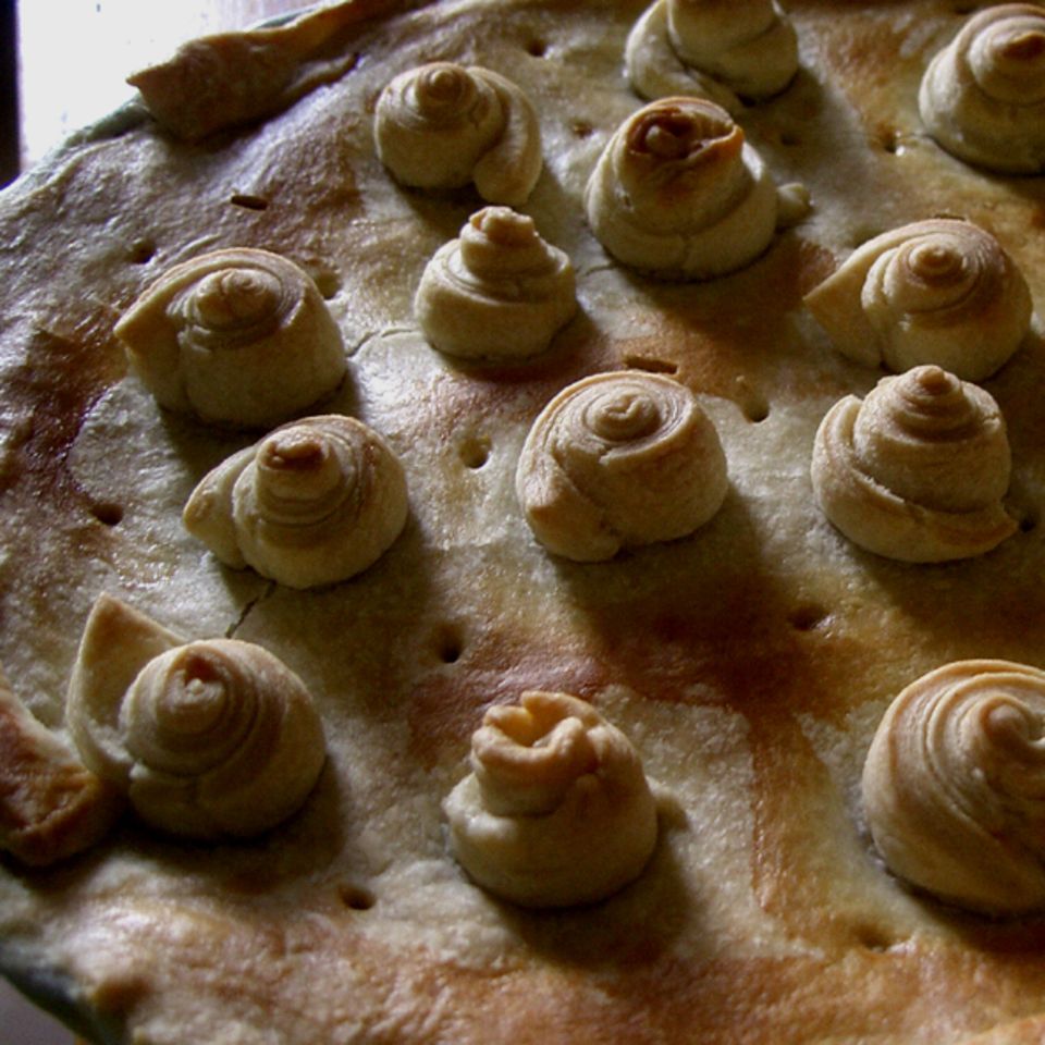 Hähnchen-Lauch-Pie