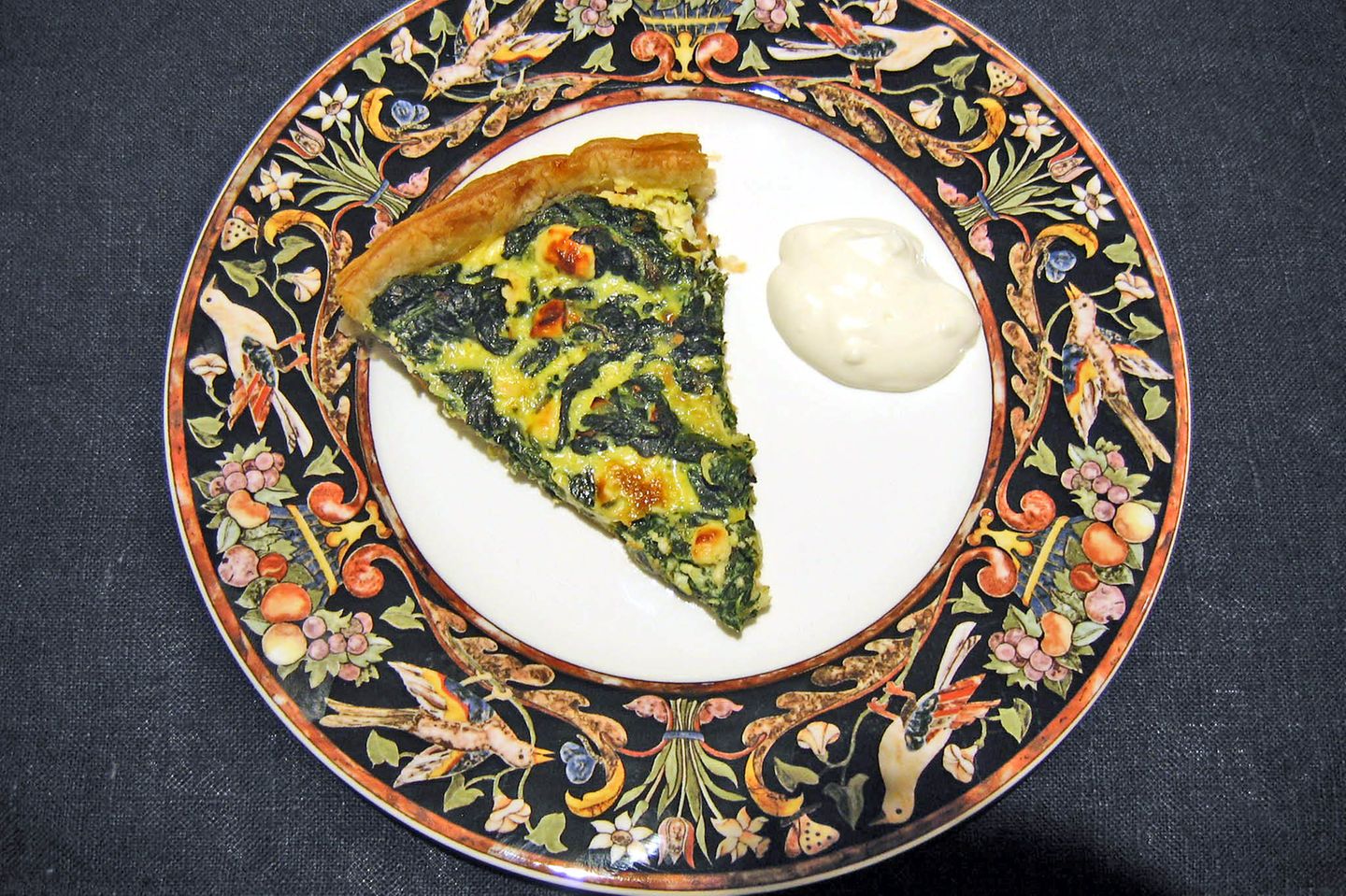 Spinat Feta Quiche Rezept Essen Und Trinken